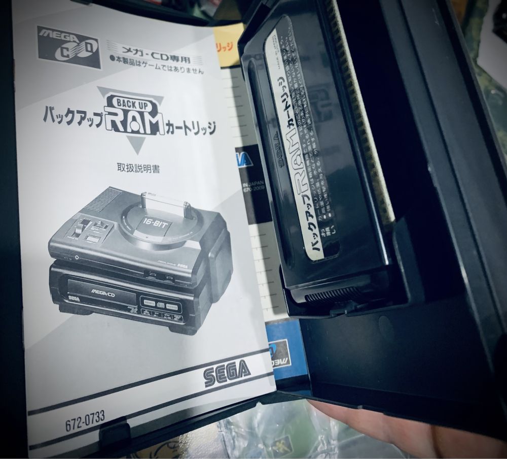 Back Up RAM Cartridge - Sega Mega CD / Sega CD - NTSC-J