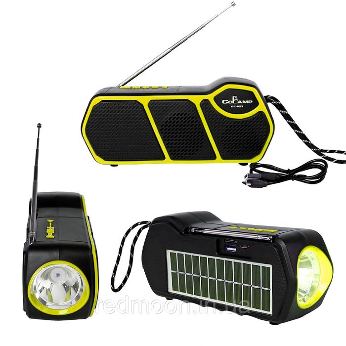 Блютуз колонка.Повербанк.Радио.Фонарь.Солнечная батарея.