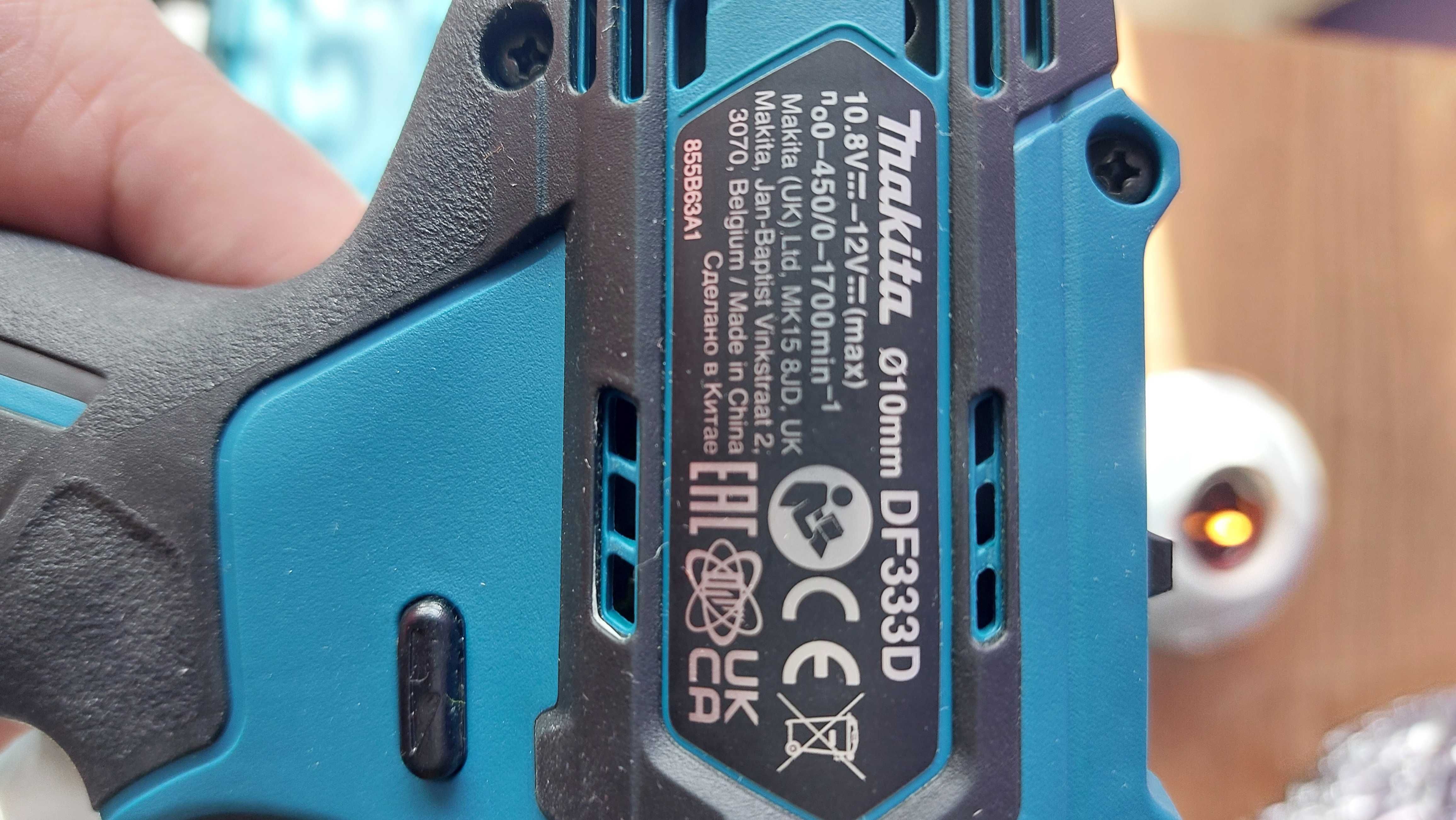 Wiertarko-Wkrętarka 12V Cxt Makita DF333D