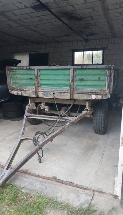 Przyczepa rolnicza 4.5T zarejestrowana niska