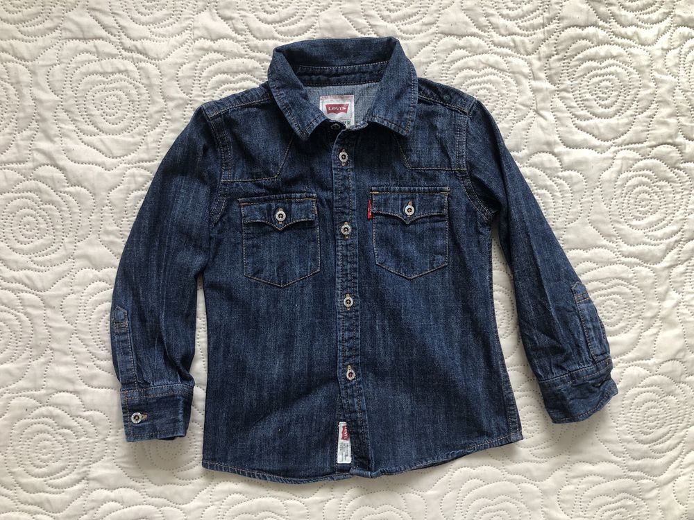 Levi’s 2-3 lata 90-96cm koszula chlopieca jeansowa granat jak nowa