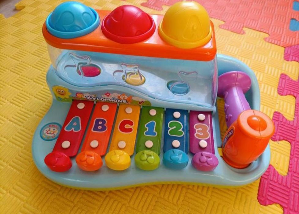 Дитячий музичний ксилофон 6м+