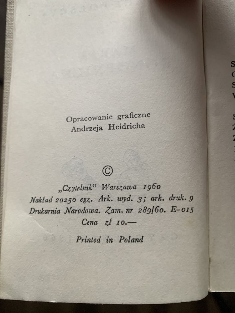 Książka 1960r.