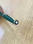 Montblanc ручка бирюзового цвета