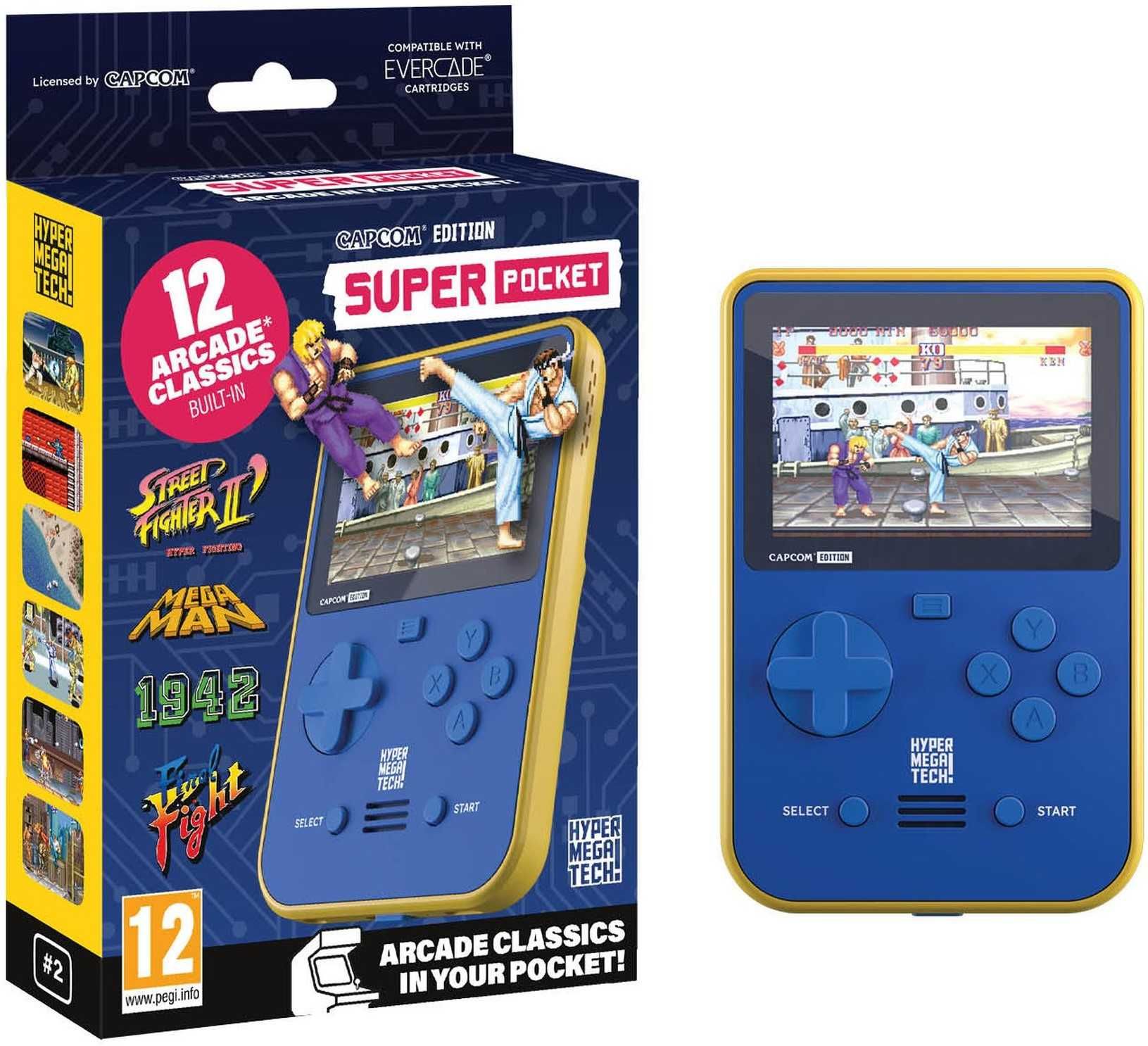 HYPER MEGA TECH! Konsola Super Pocket - CAPCOM