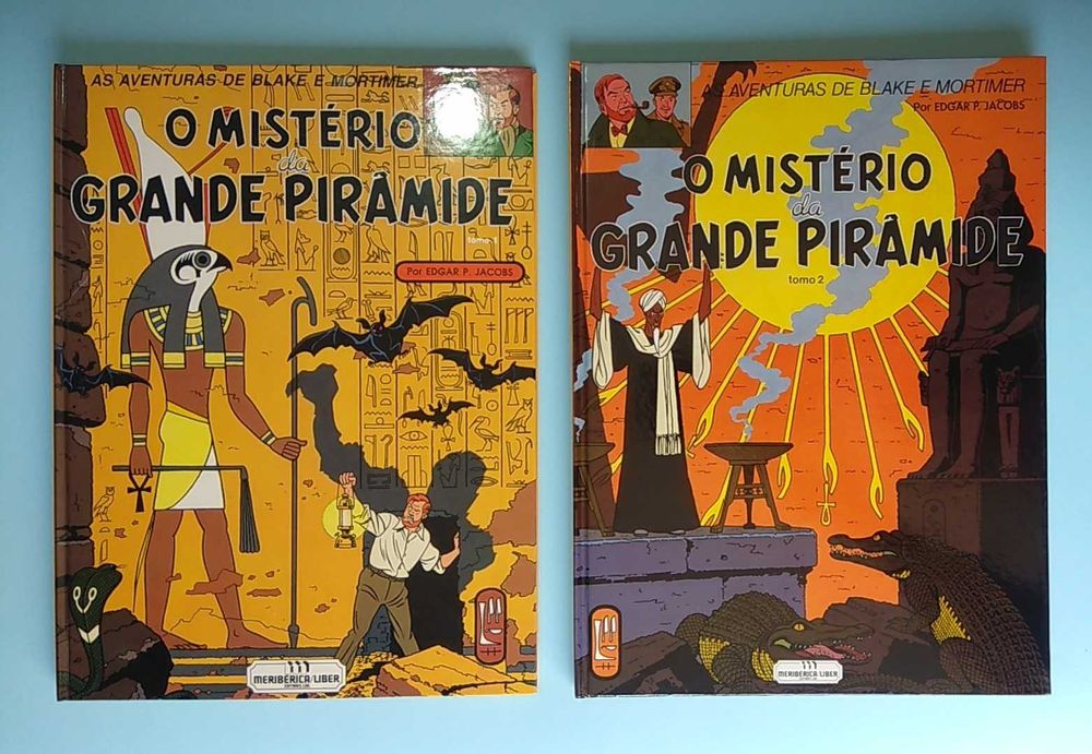 Colecção álbuns BLAKE e MORTIMER, Meribérica, Bertrand, Record, Ibis