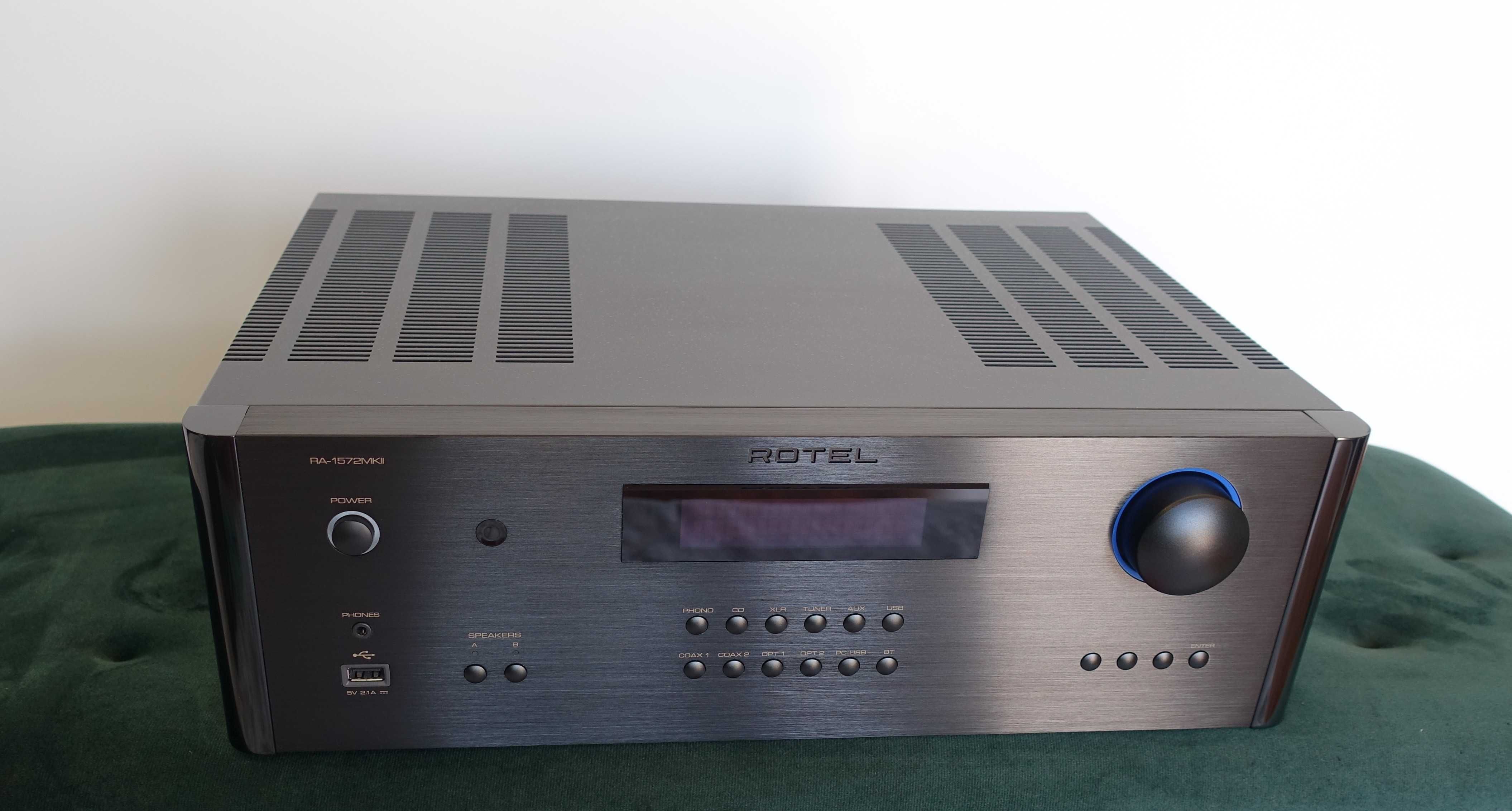 ROTEL RA-1572 MKII wzmacniacz audio, pilot, karton, kable
