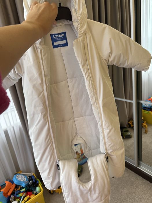 Комбінезон-трансформер зимовий Lassie Noely, білий