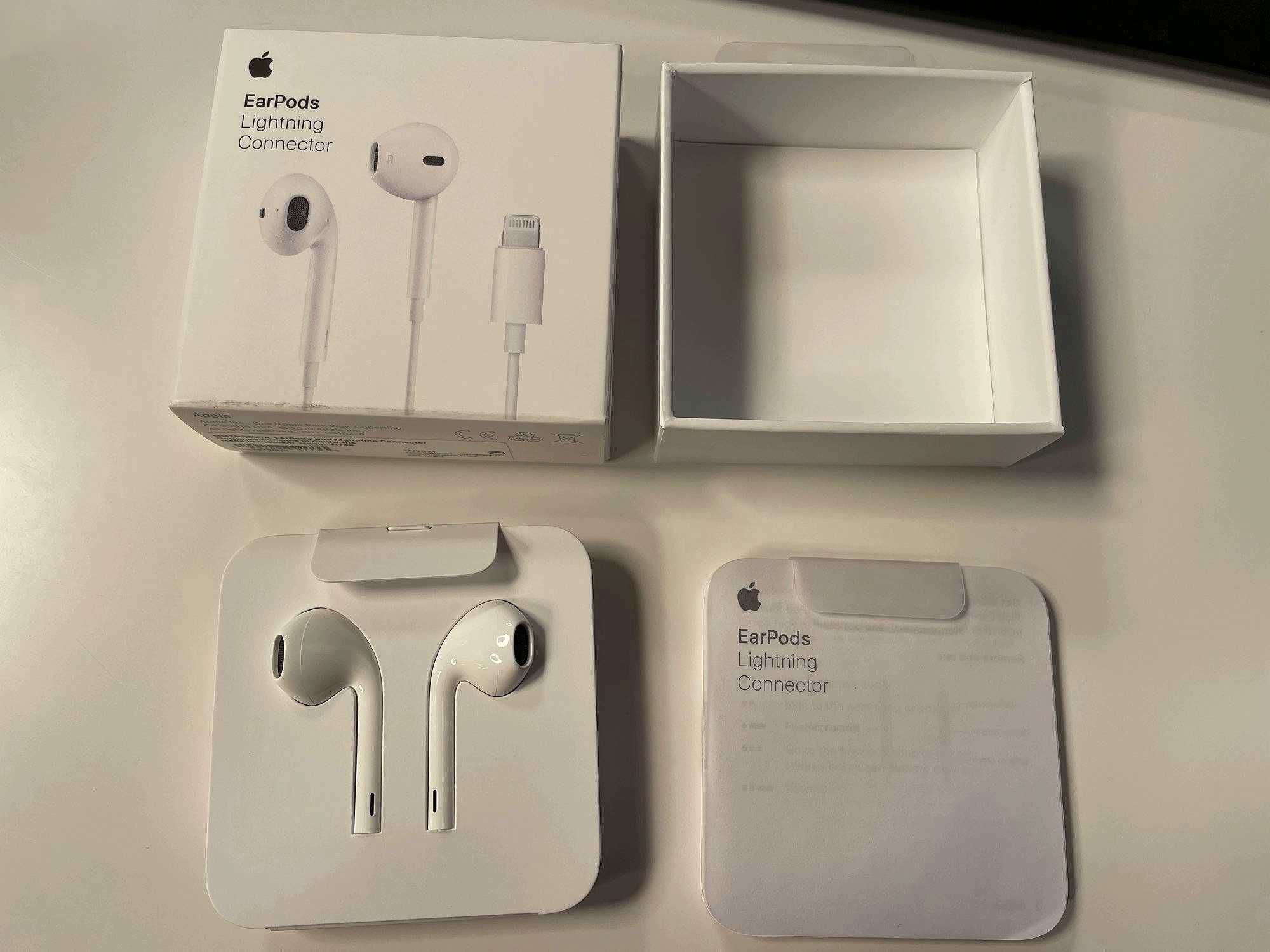 Наушники Apple EarPods, 3.5 и Lighting