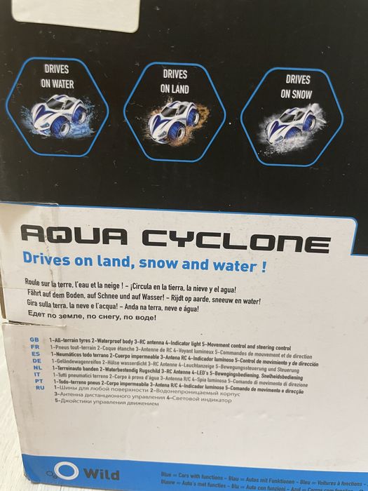 Радіо керована машинка Silverit, Aqua Cyclone, всюдихід, подарунок
