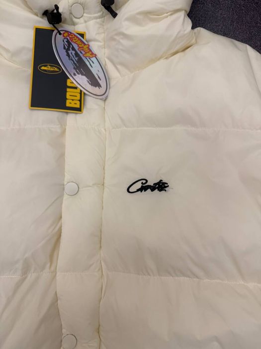 Corteiz Bolo Puffer Jacket  White