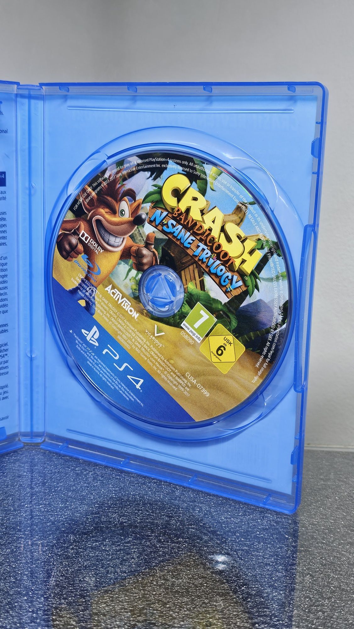 Crash Bandicoot N Sane Trilogy Insane Trilogia  PS4 PlayStation 4