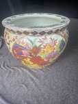 Cachepou antigo ceramica