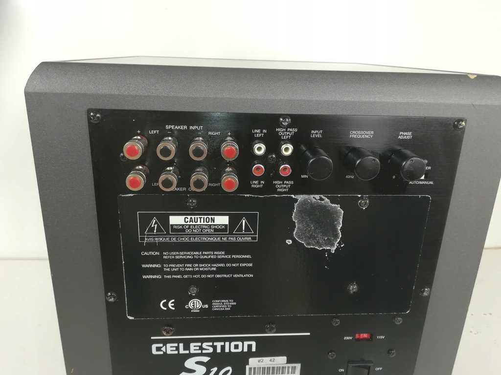 Subwoofer Celestion S10, uszkodzony