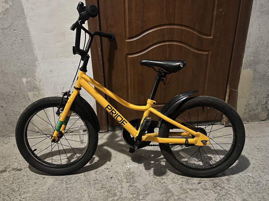 Дитячий велосипед PRIDE трьохколісний)16 дюймів віком від 4-7 років