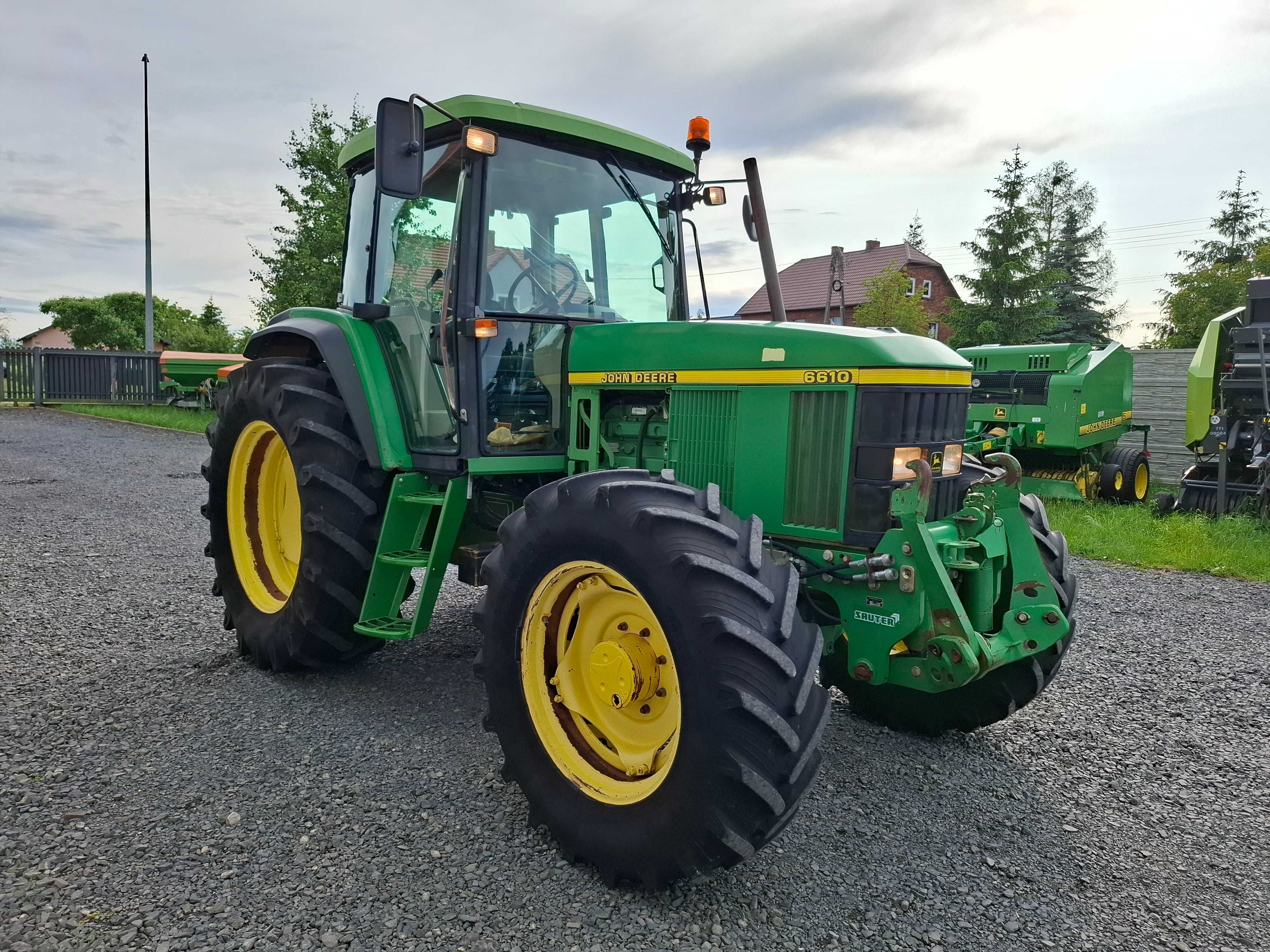 JOHN DEERE 6610, 2002 r, czysty i zadbany, przedni TUZ