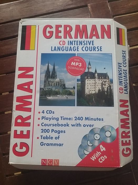 Nowy Zestaw  z 4 płytami  do nauki niemieckiego