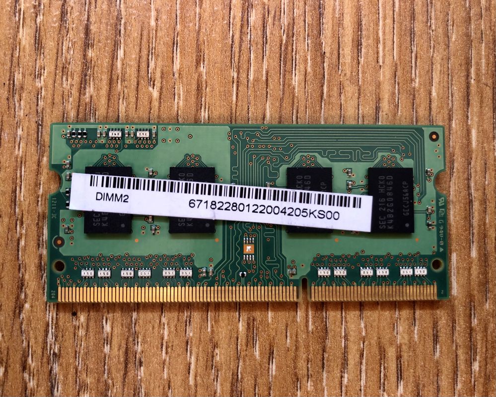Pamięć RAM Samsung 2GB M471B5773DH0-CK0 DDR3 1600MHz Sony VAIO części