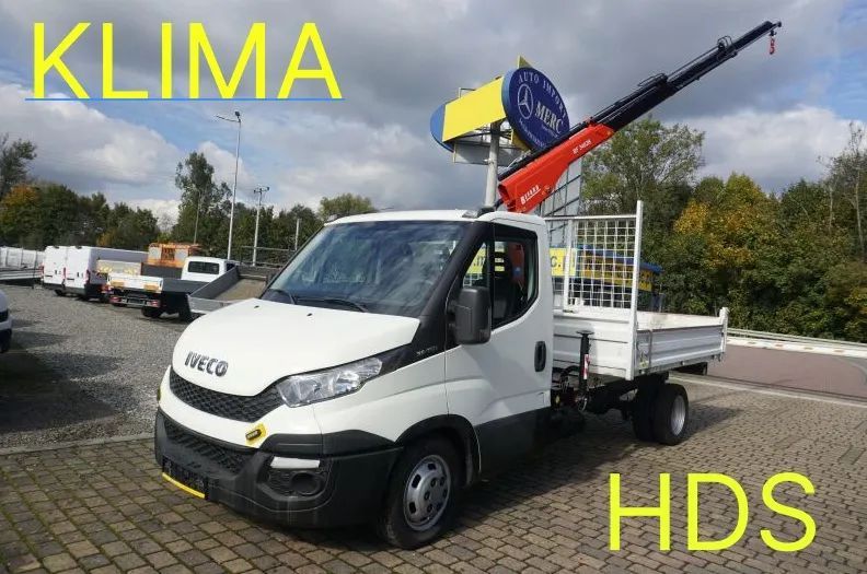 Iveco 35C15 żuraw wywrotka kiper HDS skrzynia  Możliwość nałożenia na samochód dowolnej zabudowy