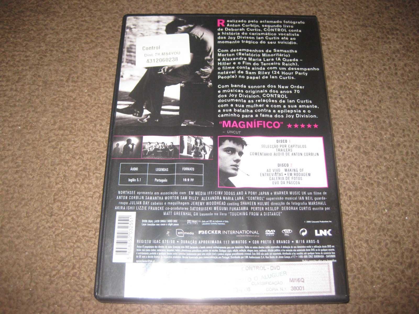 "Control" de Anton Corbijn numa Edição Especial com 2 DVDs