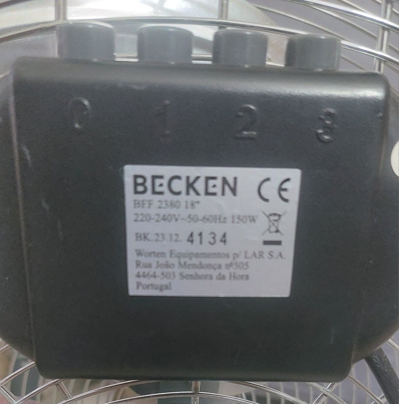 Ventoinha Becken - chão- 150 wts