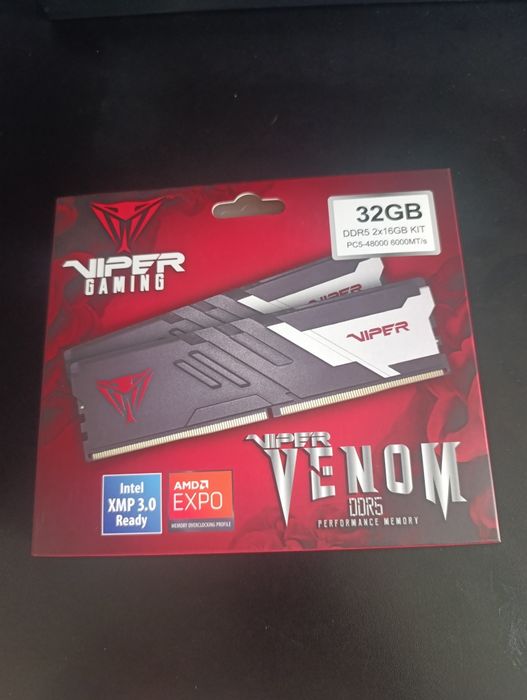 Patriot 32GB (2x16GB) 6000MT/s CL30 Venom