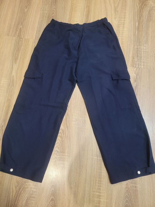 Темно-сині штани карго