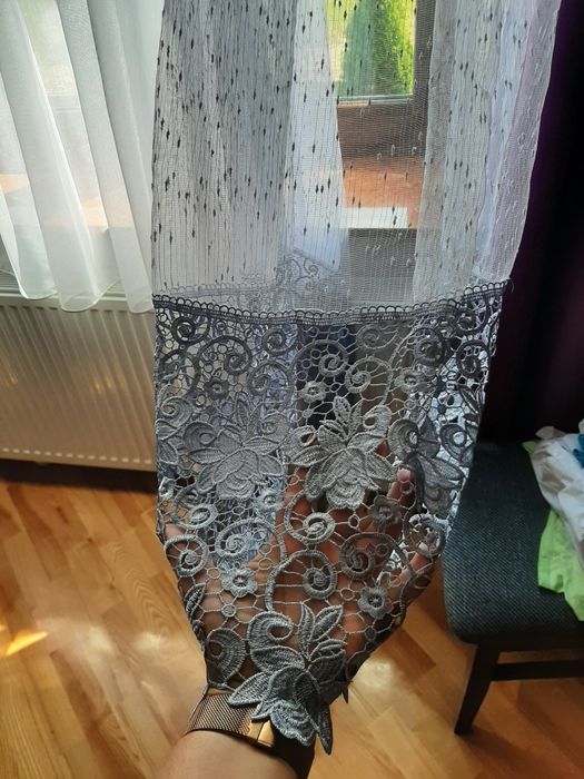 Firanki 2 sztuki wys. 160 szerokość 200 cm