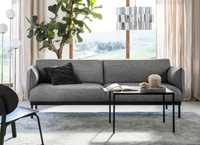 ÄPPLARYD Sofa 3-osobowa z Ikei, szaro-czarna