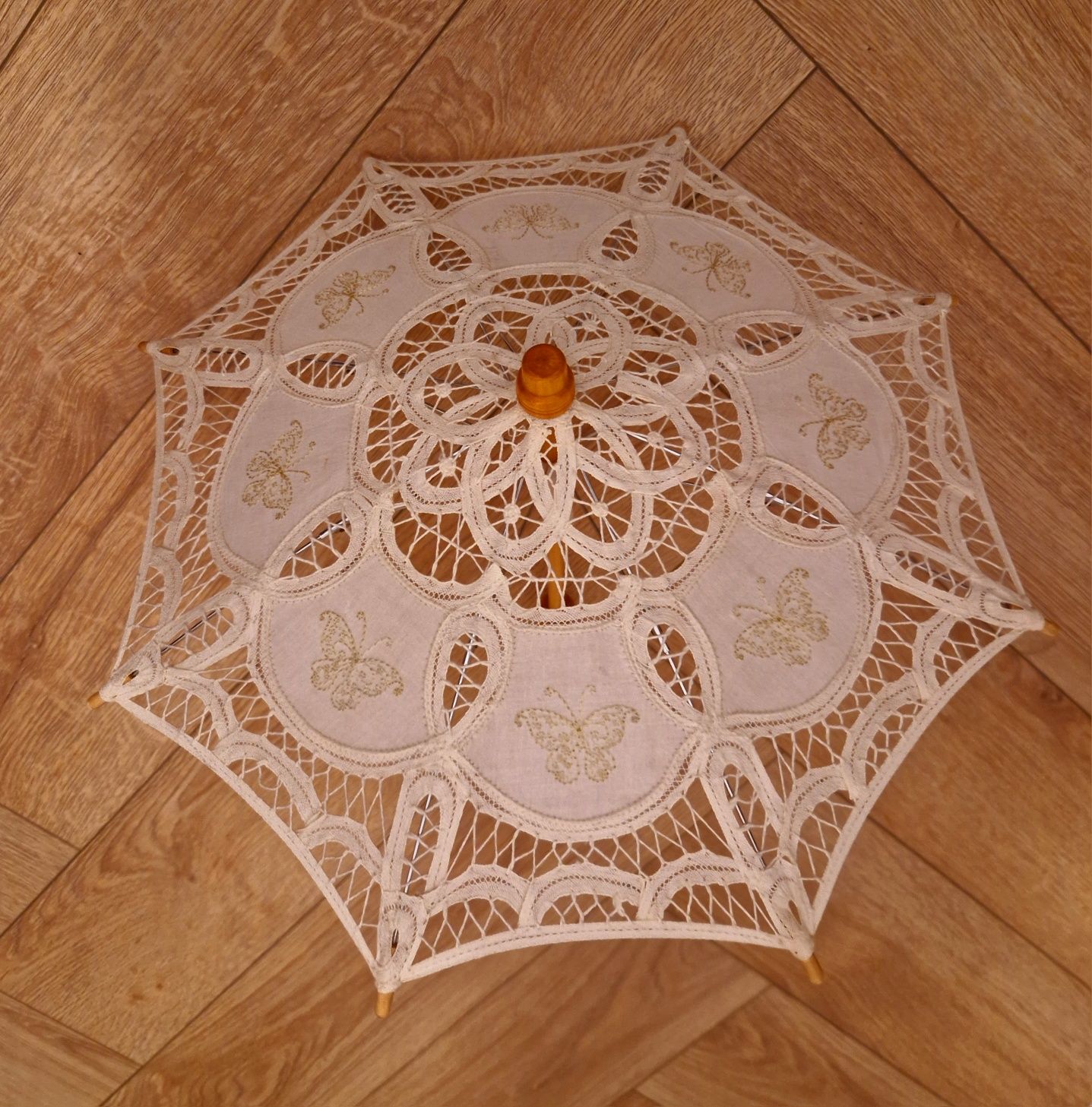 Parasolka ślubna retro