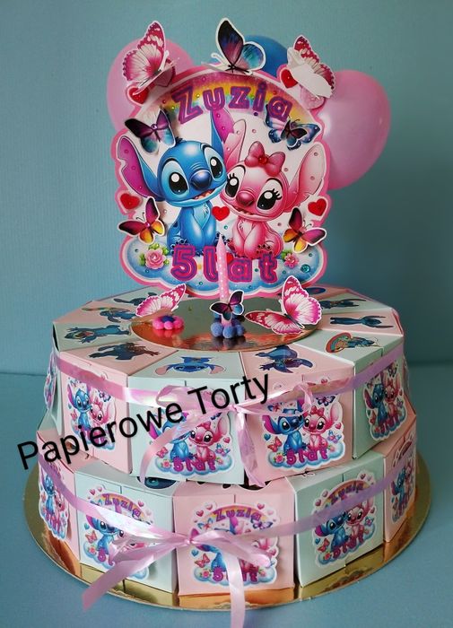 Papierowy Torcik Zuzia 5lat