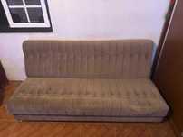 Sofá cama castanho