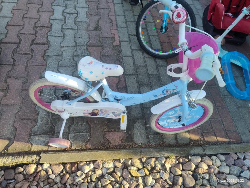 Rower dziecięce dziewczynka
