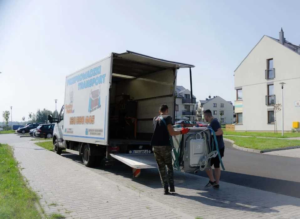 Wynajem schodołaza towarowego 450kg. Wniesienie pieca, sejfu, maszyny