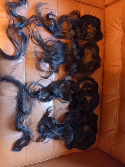 Barsdar Doczepy ciemnobrązowe włosów 6 szt