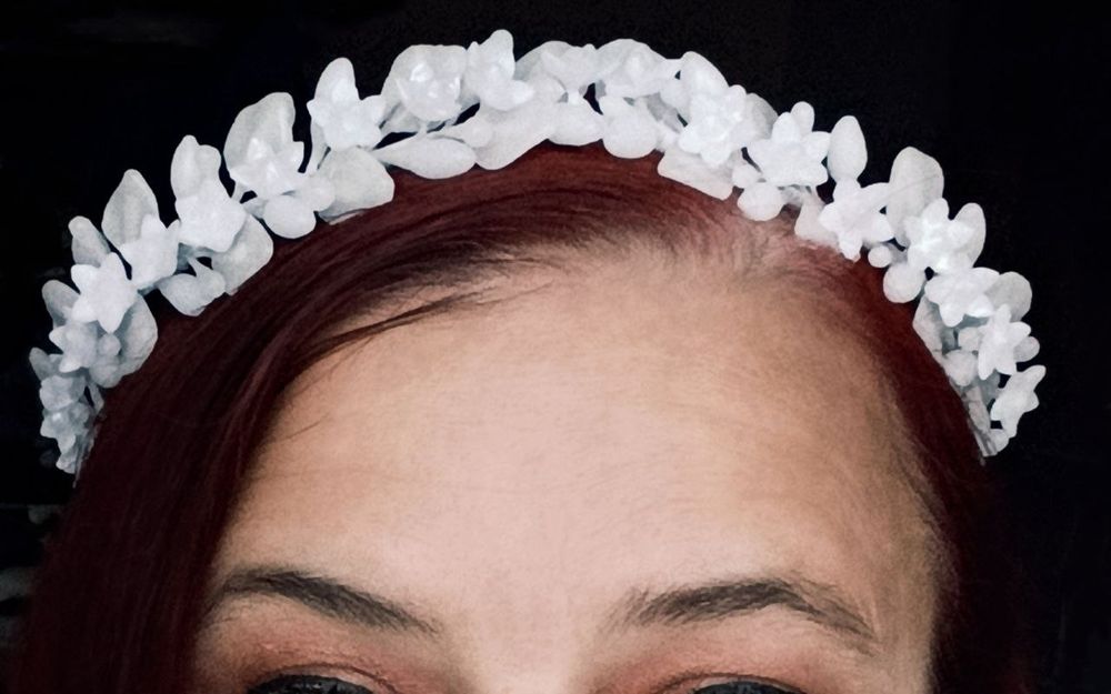 Восковий віночок весільний