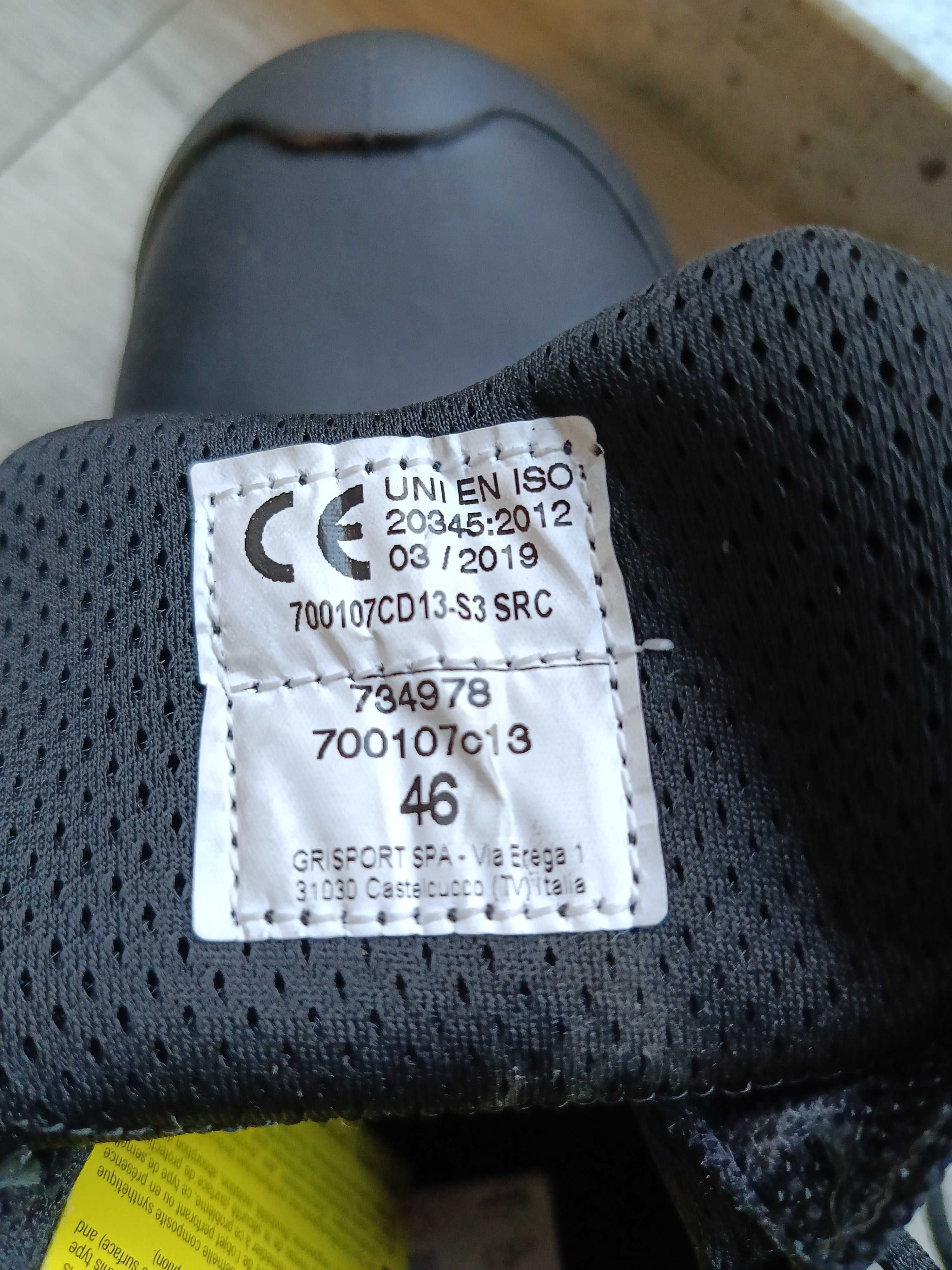 Sprzedam buty robocze GRISPORT flex composite. rozm.46