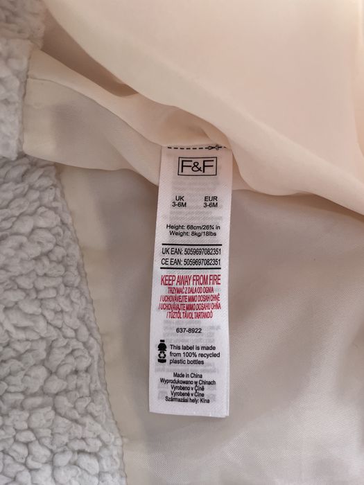 Комбинезон зимний теплый F&F на мальчика девочку