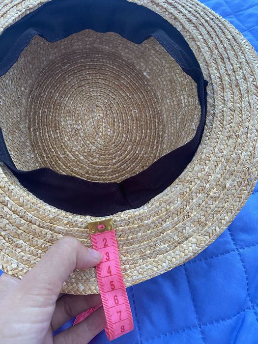 Шляпа канотье саломянная Twins Style