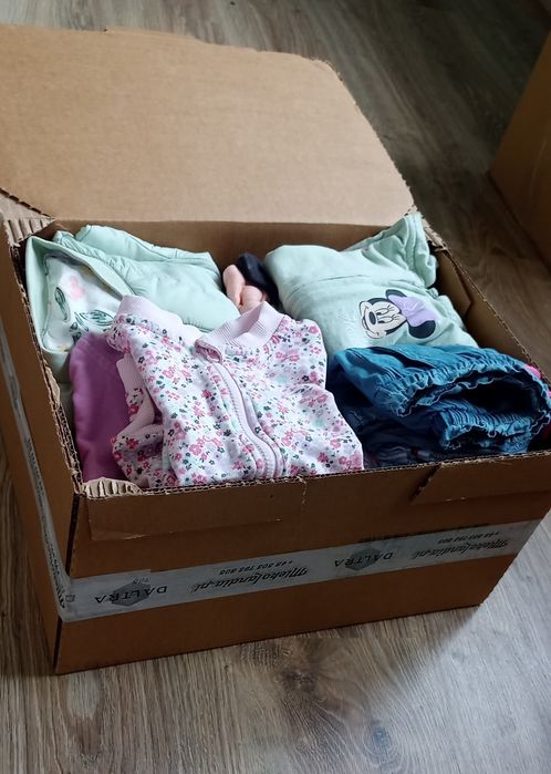 Paczka ciuchów dla dziewczynki 80