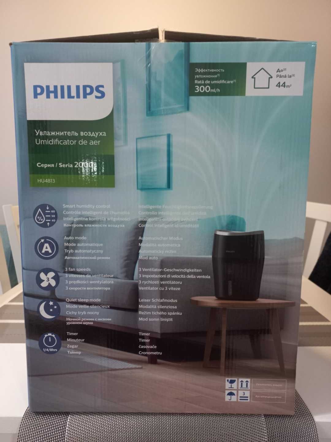 Nawilżacz ewaporacyjny PHILIPS HU4813/10 - używany 1 sezon