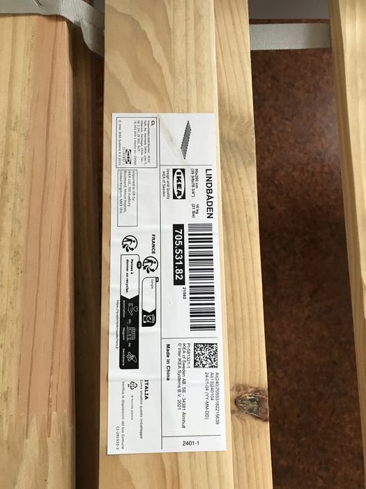 Cama de Solteiro Malm da Ikea