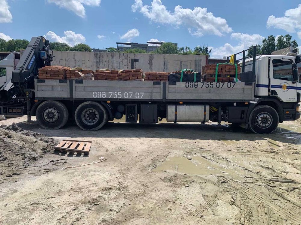 Маніпулятор, стріла 12 м, кузов 7.3, Монтаж, доставка, Львів, область