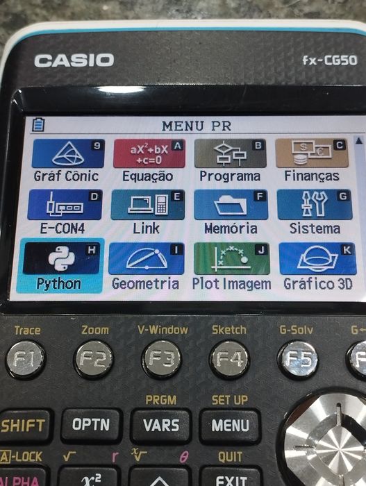 Calculadora Gráfica Casio fx-cg50 Python