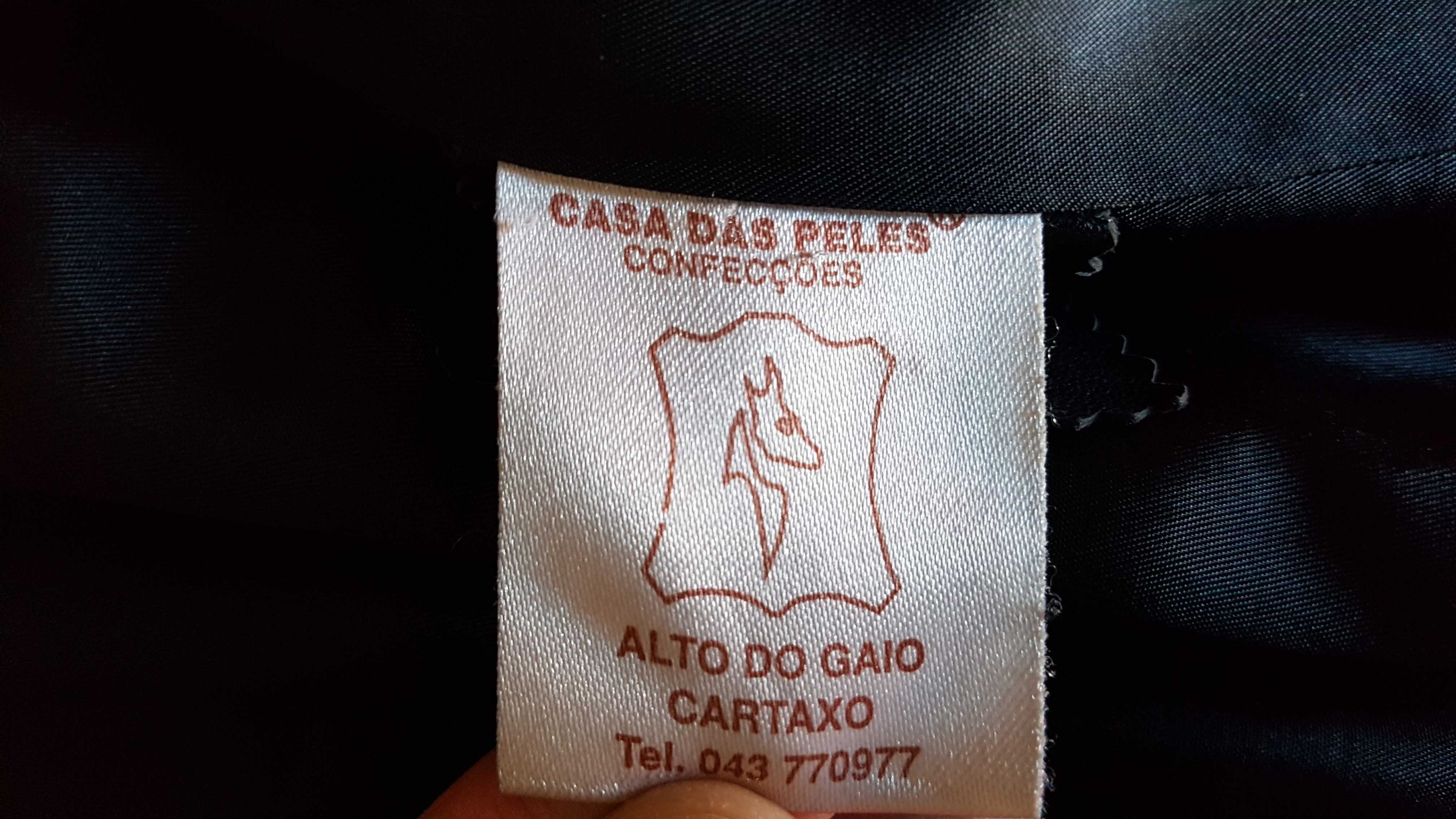 Casaco comprido casa das peles