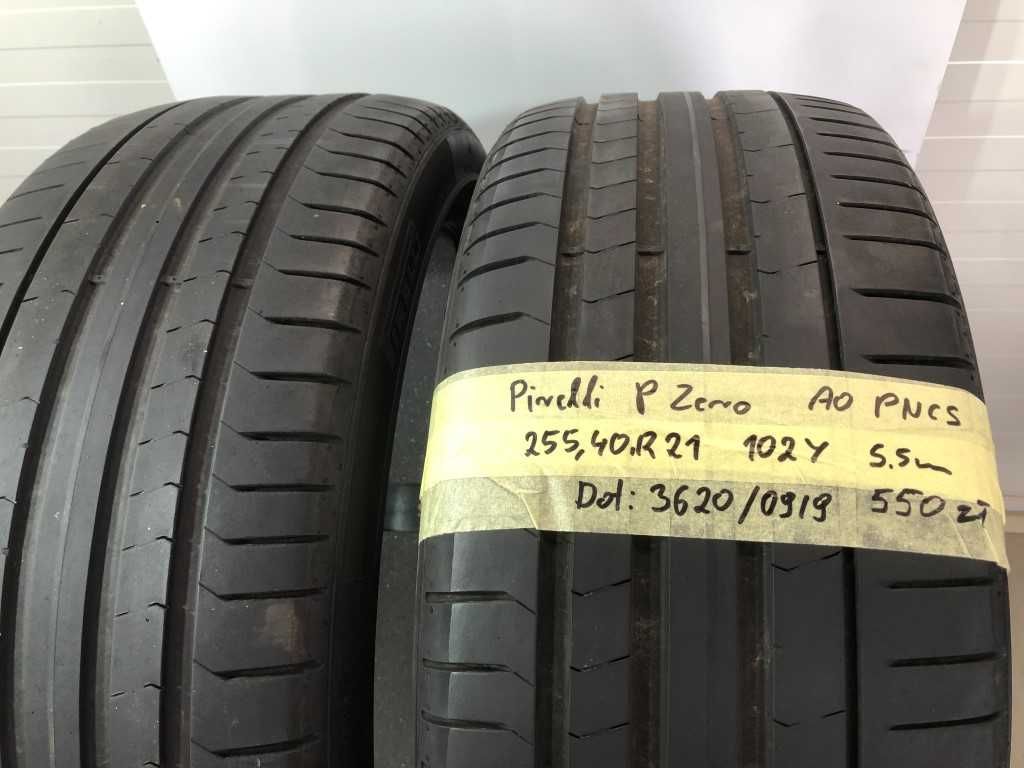 255 40 R21 Pirelli P Zero AO PNCS 102Y 5mm  x2