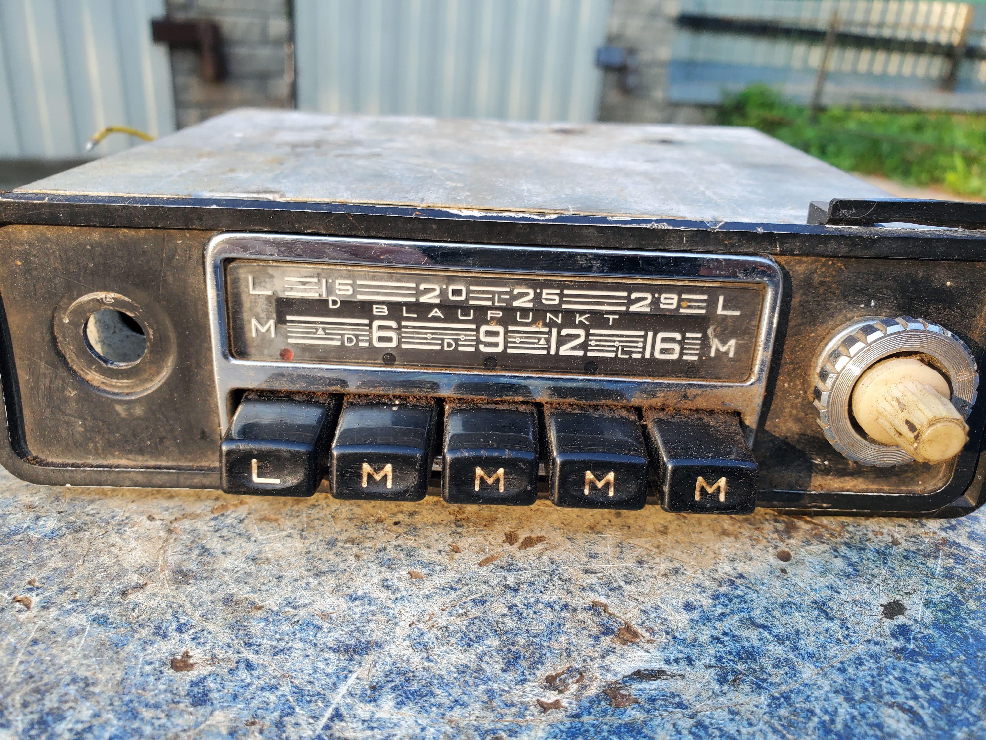 Ретро стариное автомобильное радио радио автмобиля Радио blaupunkt