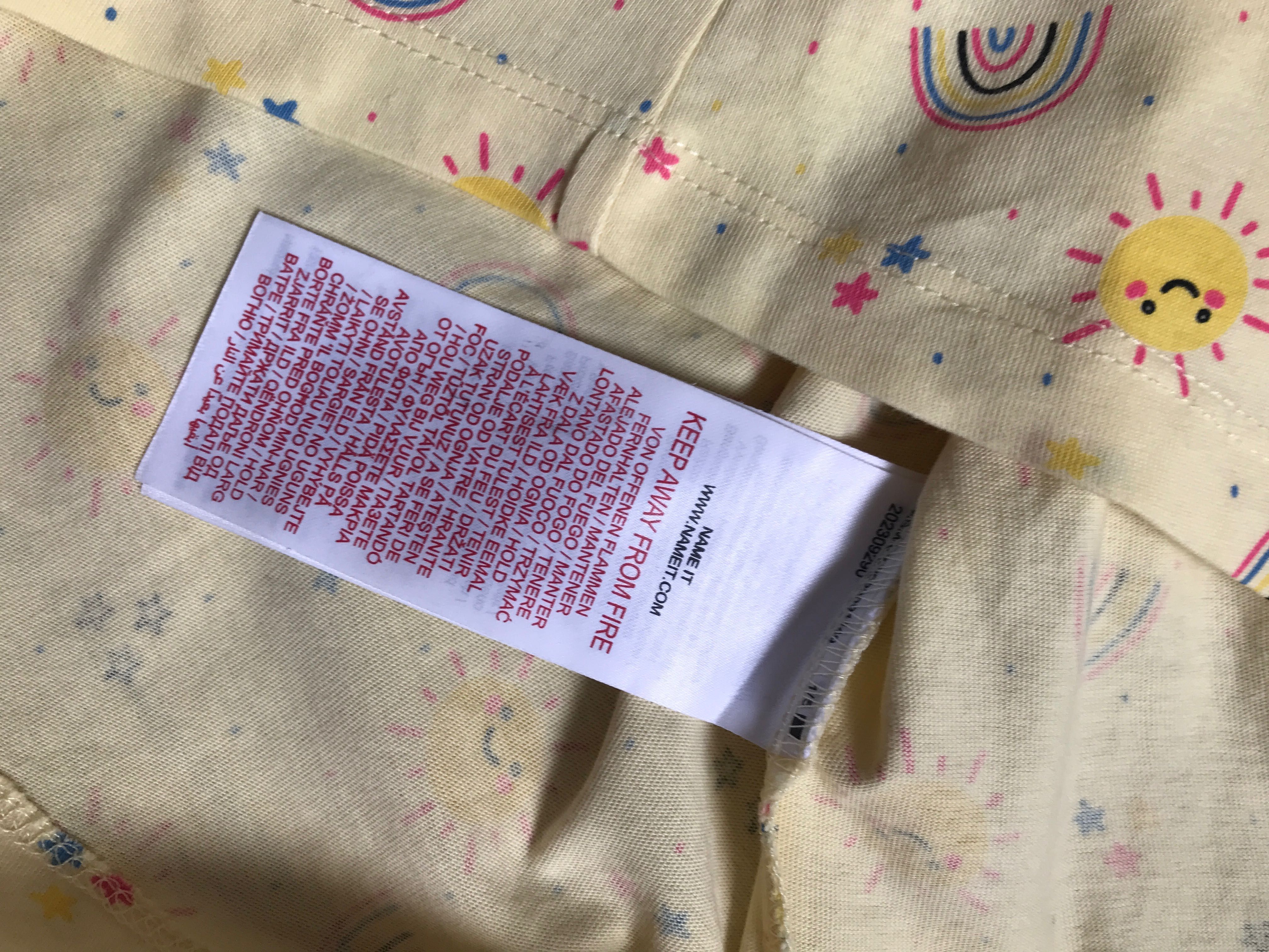 Bawełniana sukienka słońce tęcza Name it 92 ideał