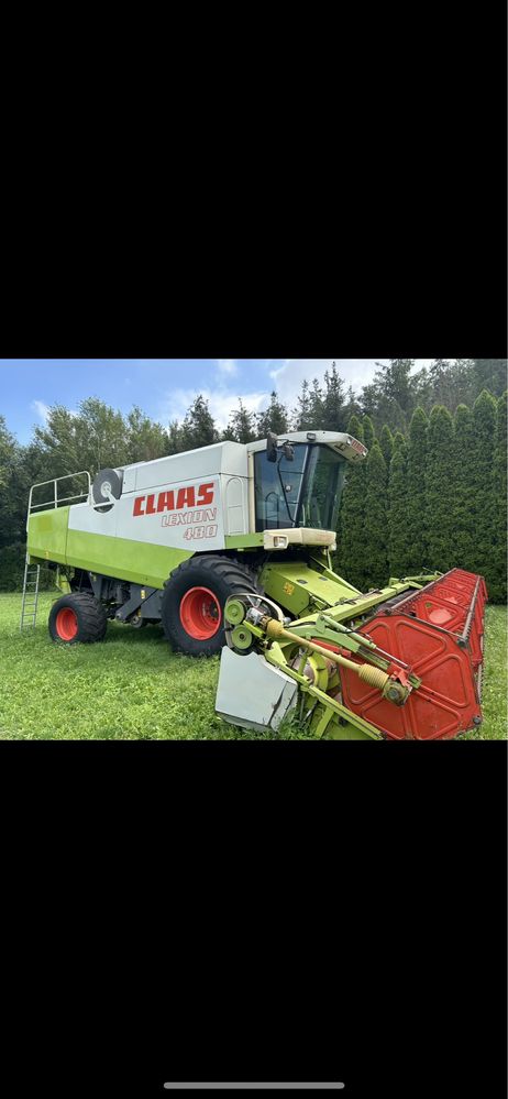 Kombajn Claas Lexion 480  Mercedes v6 Heder Vario 7.5m