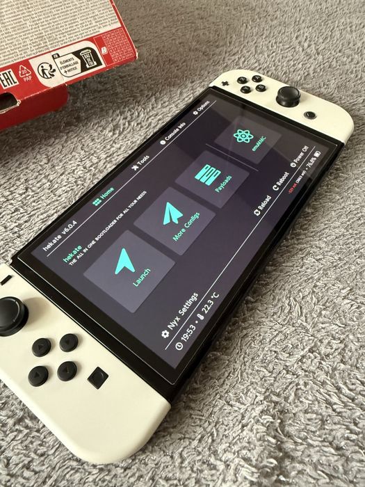 Nintendo Switch OLED 64gb+1TB Mod przerobiony